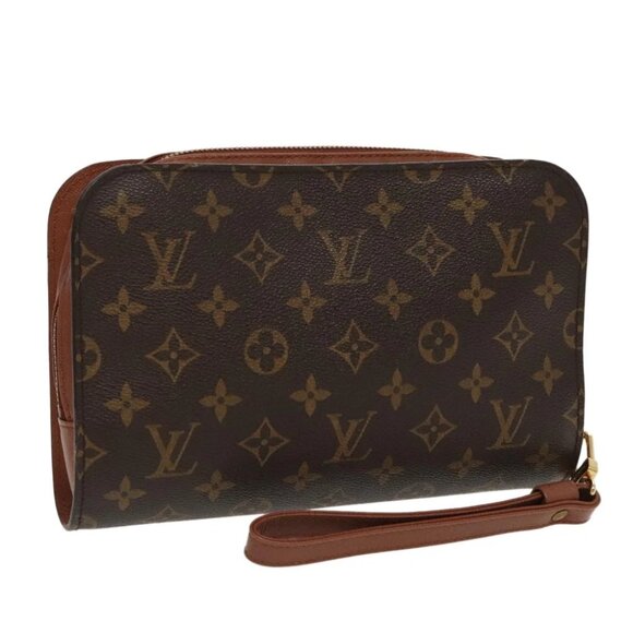 LOUIS VUITTON Monogram Orsay Clutch Bag LV - Picture 1 of 14